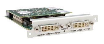 tvONE CORIOmodule, Output - CORIOmatrix,monitoring,2xDVI-I