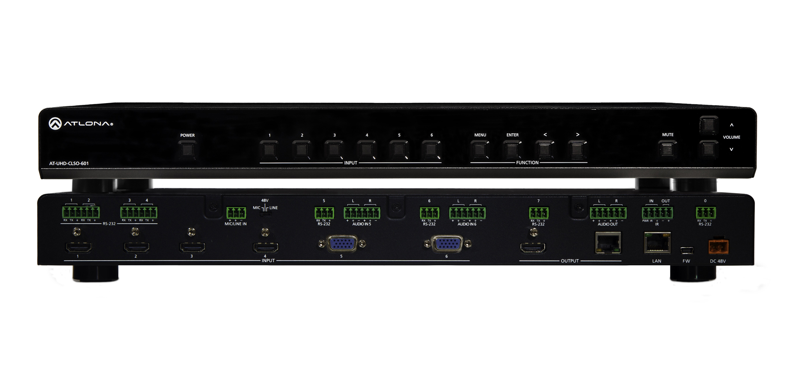 Atlona AT-UHD-CLSO-601 (PoE) - Multiformat Switcher / Scaler