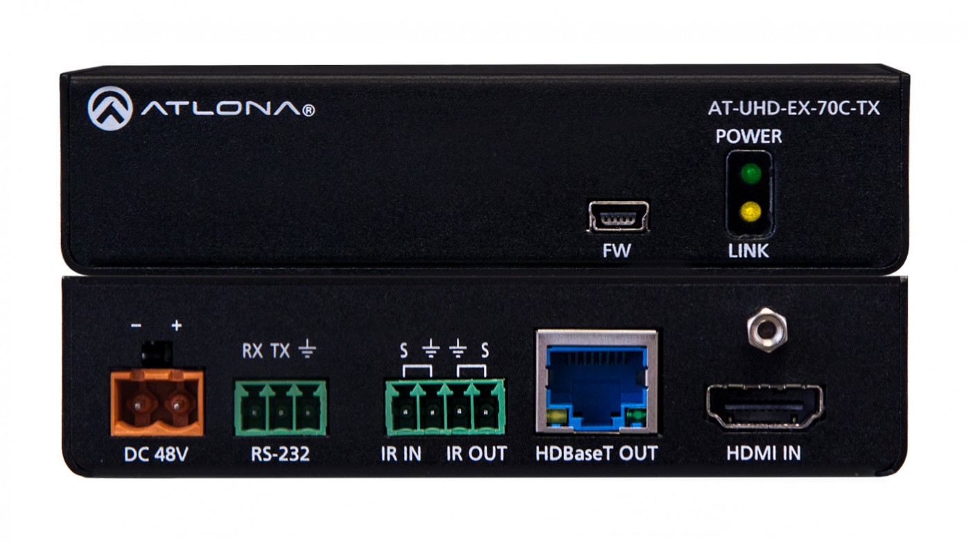 Atlona AT-UHD-EX-70C-TX - HDBaseT Transmitter, max.70m