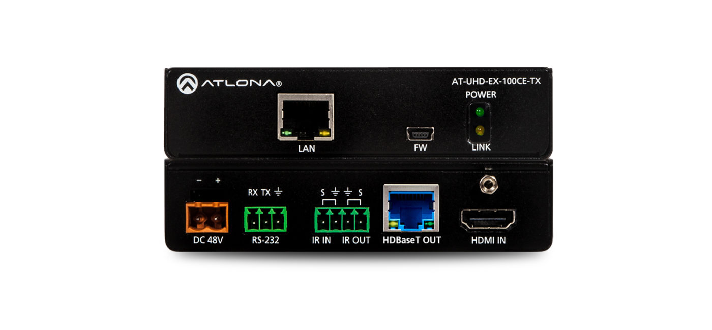 Atlona AT-UHD-EX-100CE-TX - HDBaseT Transmitter, max.100m