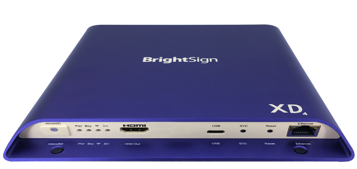 BrightSign XD1034 (2xVideo) - 4K Player, interaktiv
