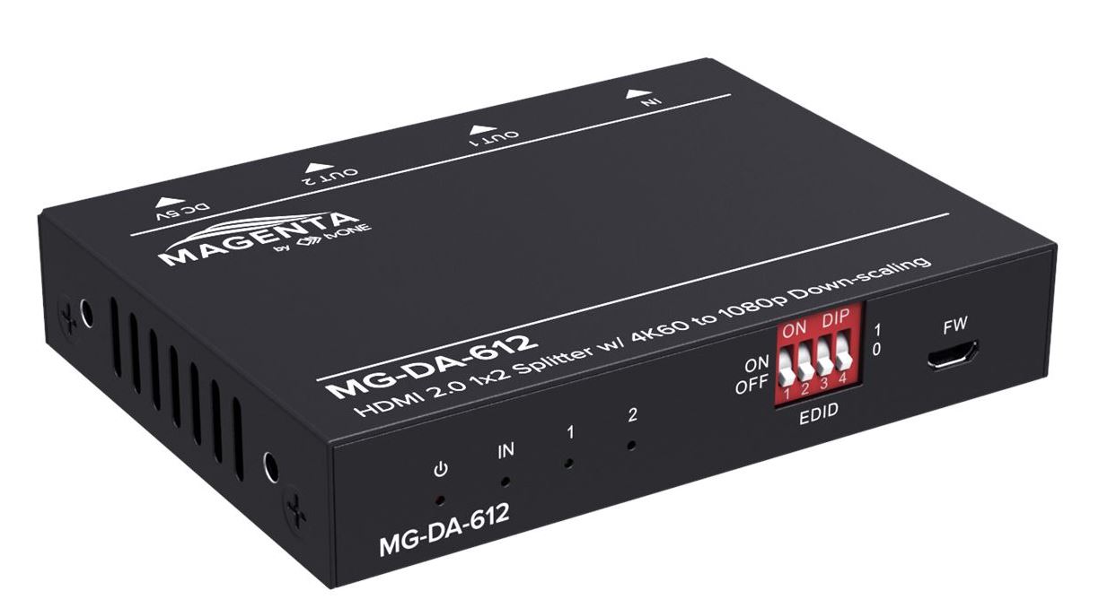 tvONE MG-DA-612 - HDMI Splitter, 1x2, HDMI 2.0
